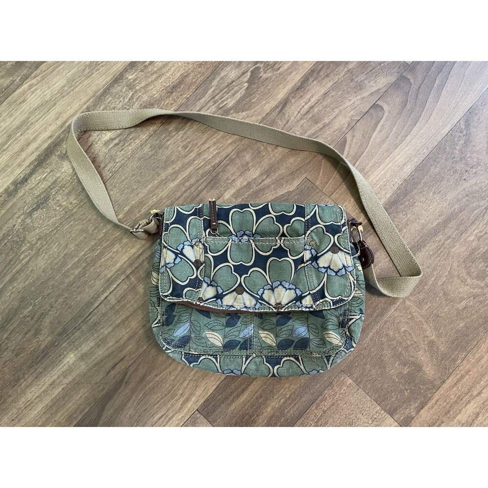 Relic Vintage Tropical Floral Canvas Hobo Bag